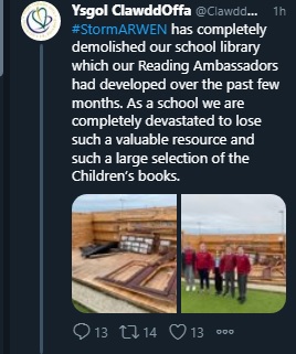 Help Ysgol Clawdd Offa get some books